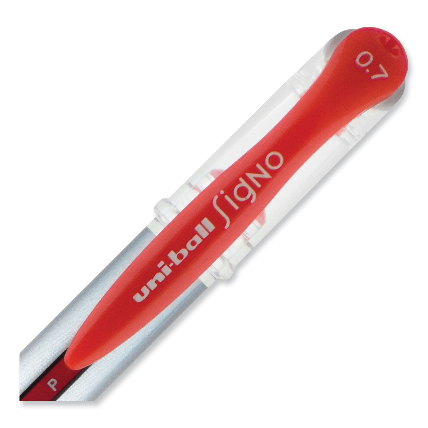 signo-grip-gel-pen-stick-medium-07-mm-red-ink-clear-red-silver-barrel-dozen_ubc65452 - 6