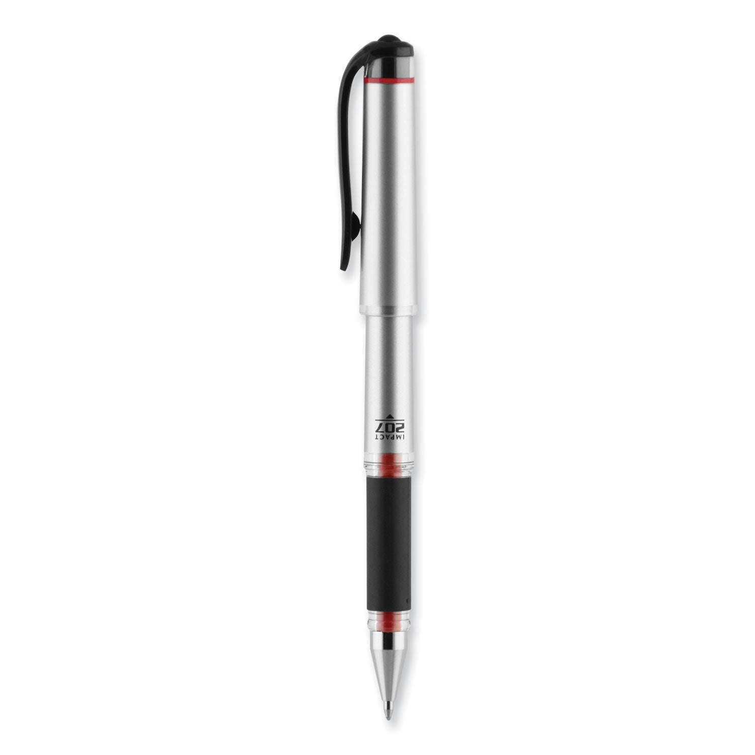 207-impact-gel-pen-stick-bold-1-mm-red-ink-silver-black-red-barrel_ubc65802 - 3