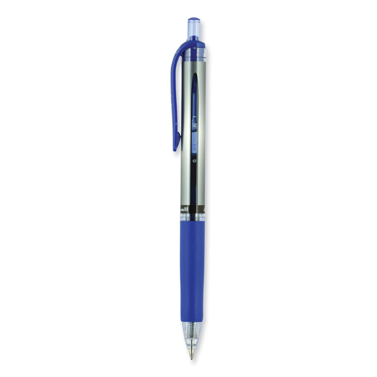 signo-gel-pen-retractable-medium-07-mm-blue-ink-silver-blue-barrel-dozen_ubc65941 - 3