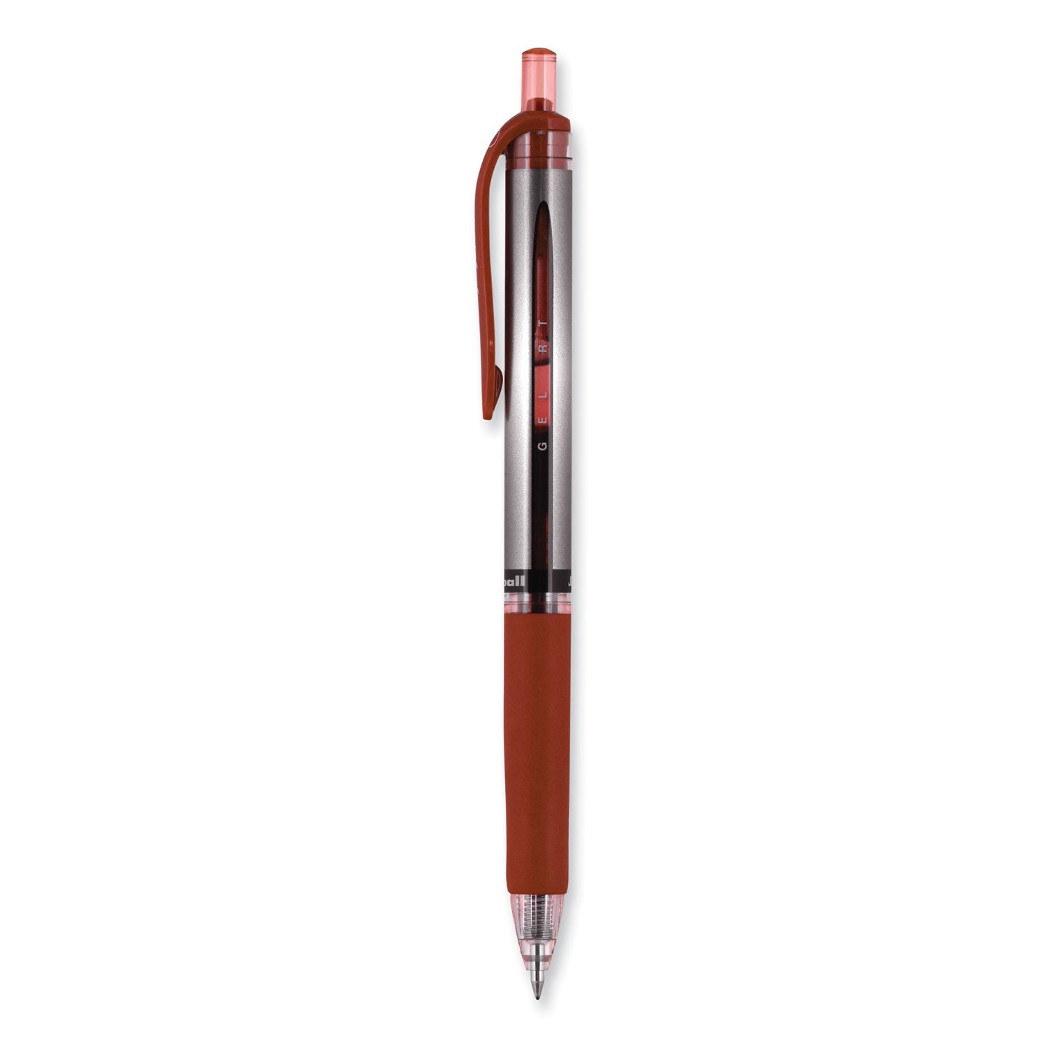 signo-gel-pen-retractable-medium-07-mm-red-ink-silver-red-barrel-dozen_ubc65942 - 3