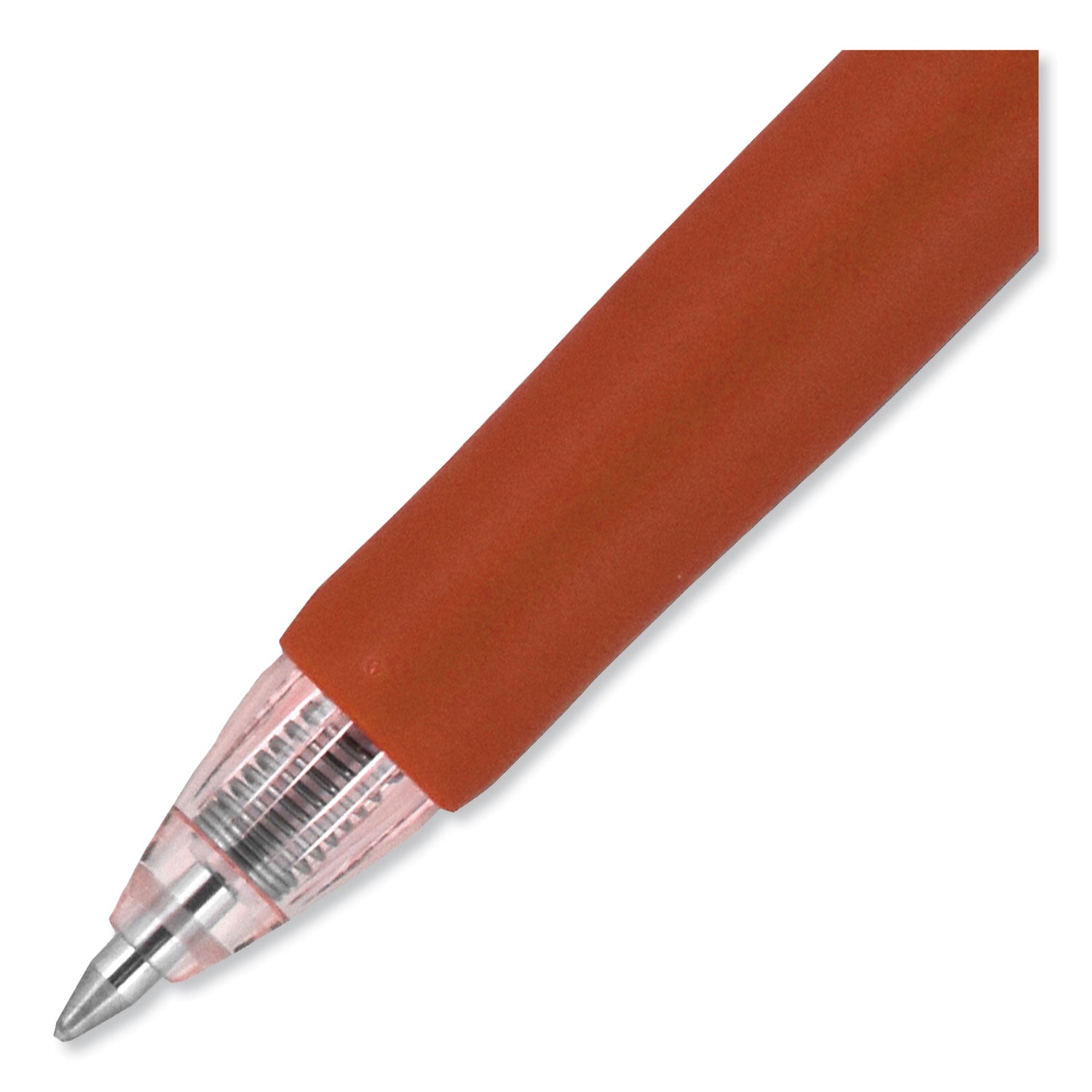 signo-gel-pen-retractable-medium-07-mm-red-ink-silver-red-barrel-dozen_ubc65942 - 7