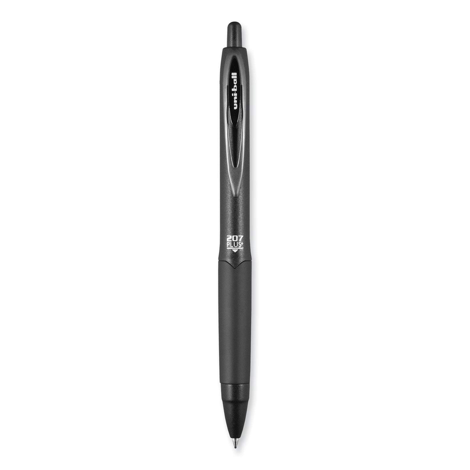 207-plus+-gel-pen-retractable-medium-07-mm-black-ink-black-barrel-dozen_ubc70462 - 3