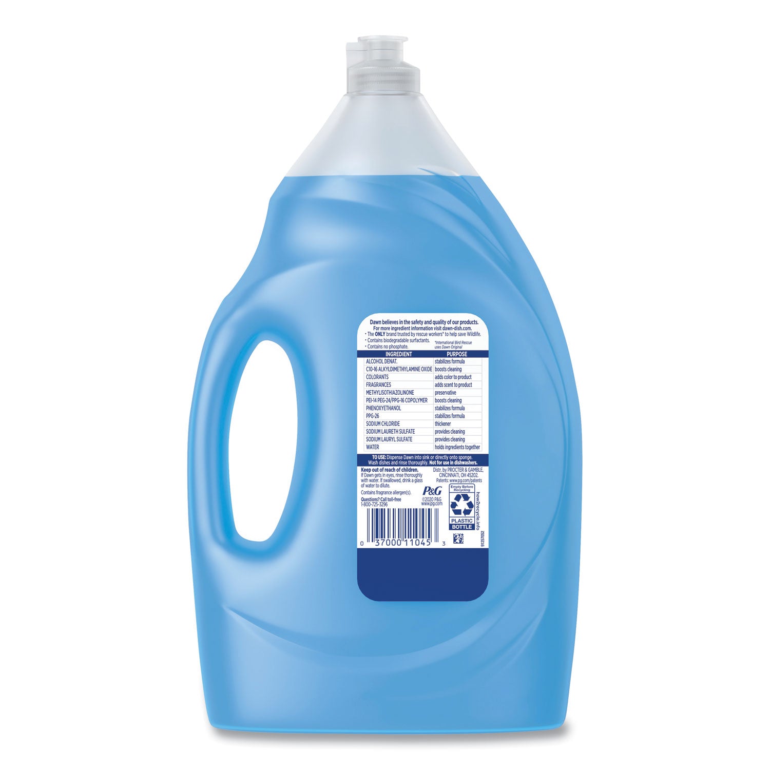 ultra-liquid-dish-detergent-dawn-original-56-oz-squeeze-bottle-2-carton_pgc00054 - 2