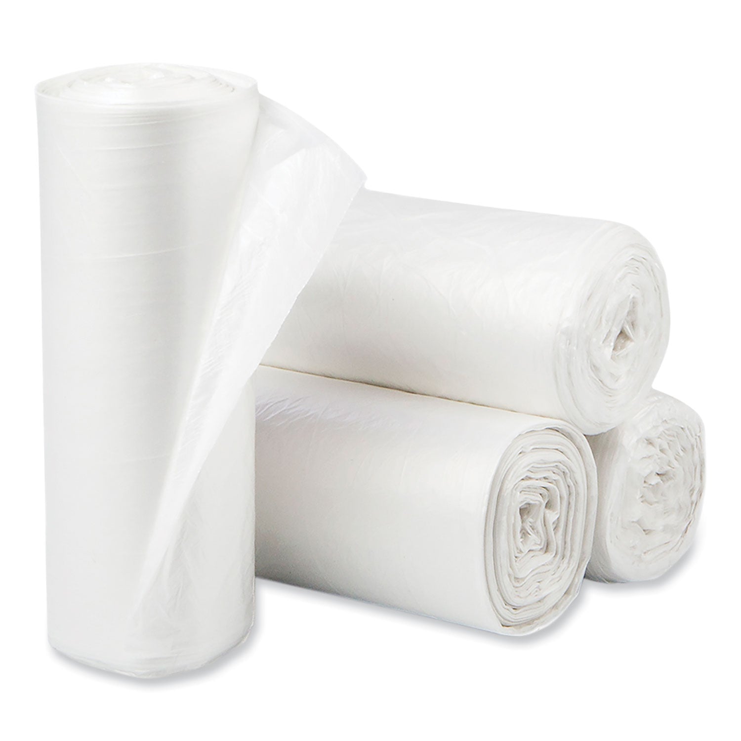 Eco Strong Plus Can Liners, 40 gal, 1.35 mil, 40 x 46, Natural, 100/Carton