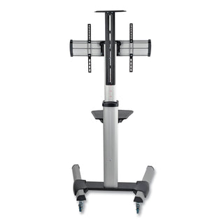 flat-panel-floor-stand-tilt-range-12-to-+5-metal-1-shelf-110-lb-capacity-326-x-276-x-815-silver-black_trpdmcs3270xp - 2