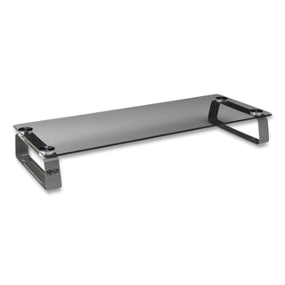 universal-glass-top-monitor-riser-22-x-8-x-3-clear-supports-39-lbs_trpmr2208g - 1