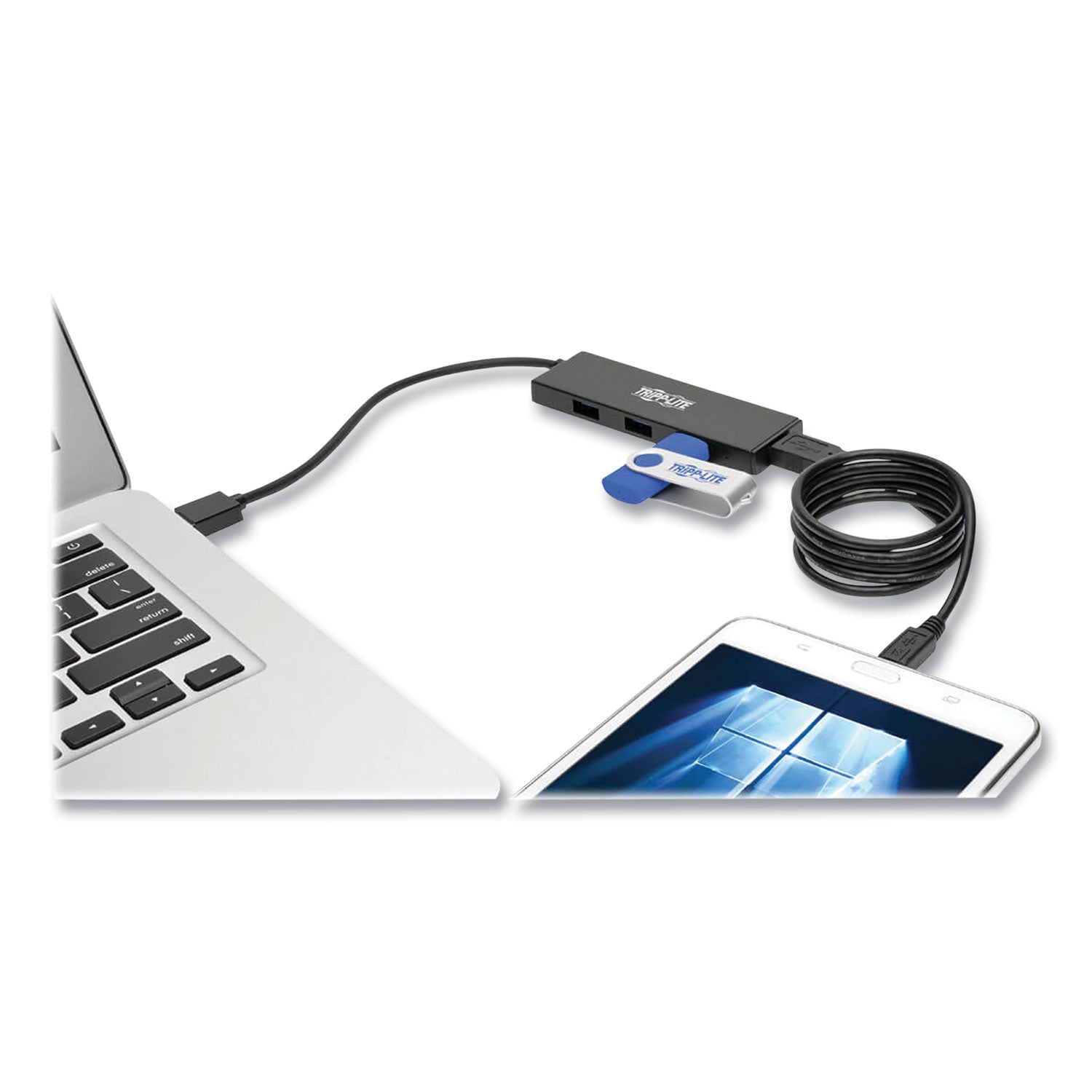 ultra-slim-portable-usb-30-superspeed-hub-4-ports-black_trpu360004slim - 2