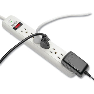 Protect It! Surge Protector, 7 AC Outlets, 6 ft Cord, 1,080 J, Light Gray - 