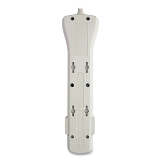 Protect It! Surge Protector, 7 AC Outlets, 7 ft Cord, 2,160 J, Light Gray - 