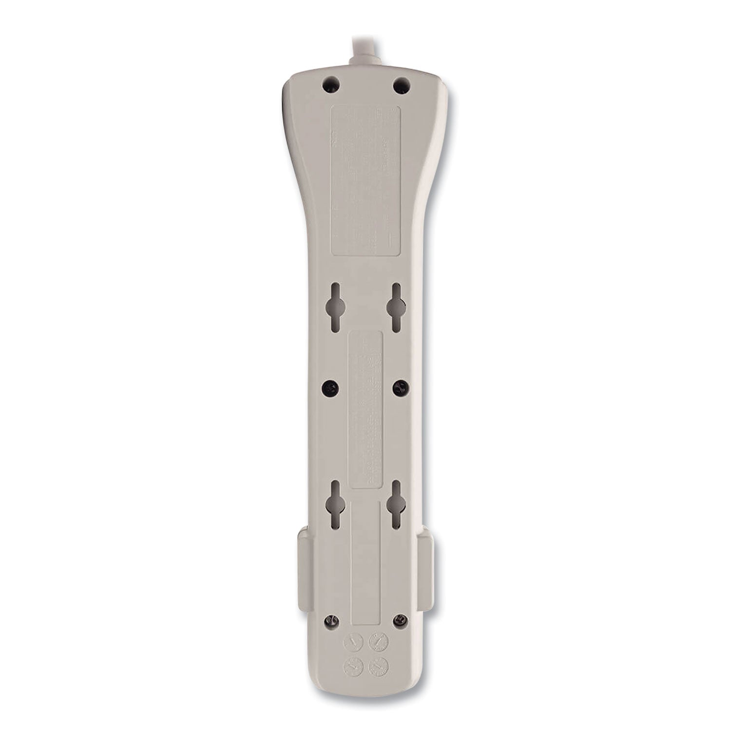 Protect It! Surge Protector, 7 AC Outlets, 15 ft Cord, 2,520 J, Light Gray - 