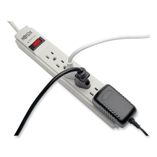Protect It! Surge Protector, 6 AC Outlets, 4 ft Cord, 790 J, Light Gray