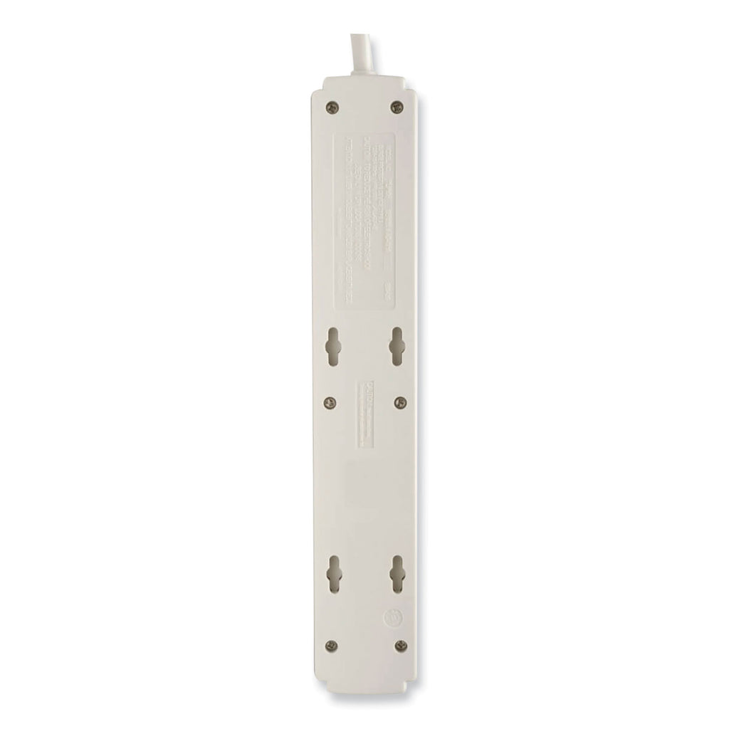 Protect It! Surge Protector, 6 AC Outlets, 6 ft Cord, 790 J, Light Gray - 