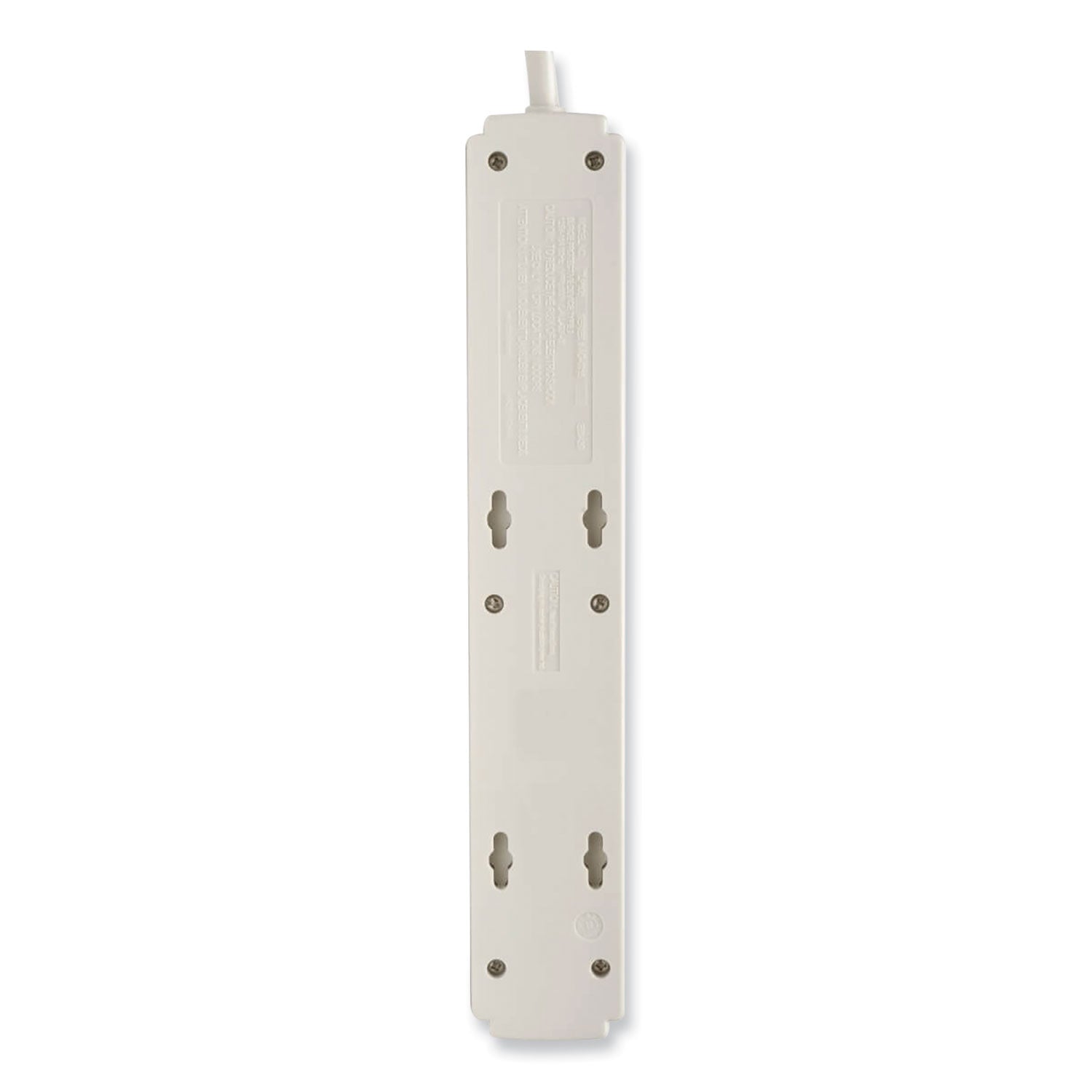 Protect It! Surge Protector, 6 AC Outlets, 6 ft Cord, 790 J, Light Gray - 