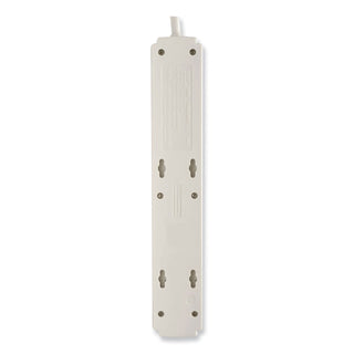 Protect It! Surge Protector, 6 AC Outlets, 6 ft Cord, 790 J, Light Gray - 