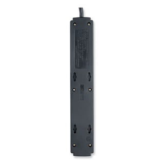 Protect It! Surge Protector, 6 AC Outlets, 6 ft Cord, 790 J, Black - 