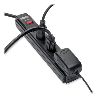 Protect It! Surge Protector, 6 AC Outlets, 6 ft Cord, 790 J, Black - 