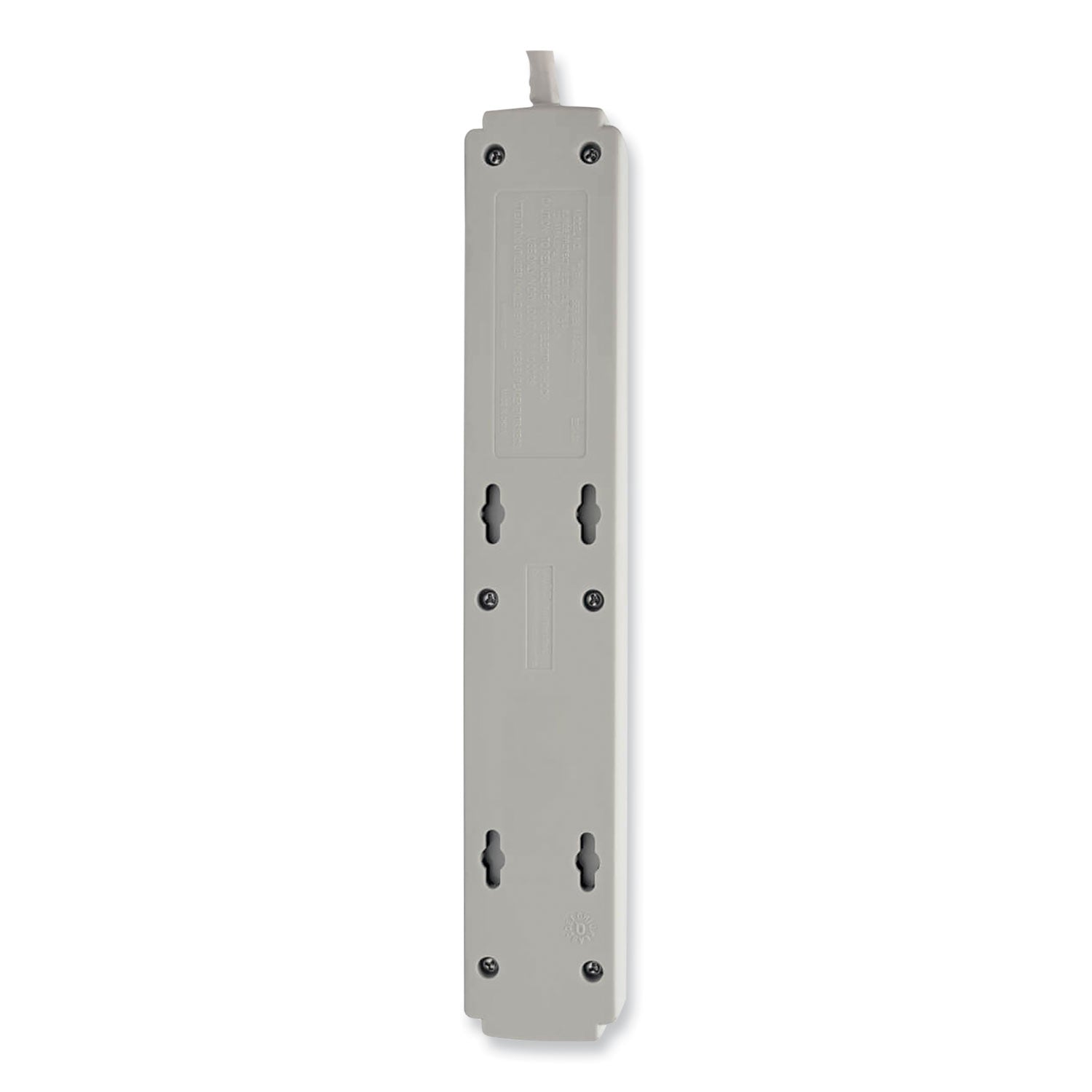 Protect It! Surge Protector, 6 AC Outlets, 15 ft Cord, 790 J, Light Gray - 
