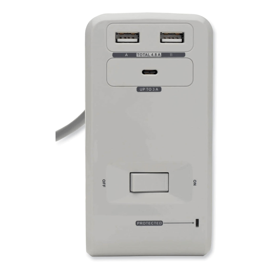 surge-protector-6-ac-outlets-2-usb-a-and-1-usb-c-ports-8-ft-cord-1080-j-gray_trptlp648usbc - 5