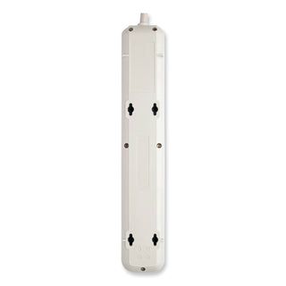 Protect It! Surge Protector, 7 AC Outlets, 12 ft Cord, 1,080 J, Light Gray - 