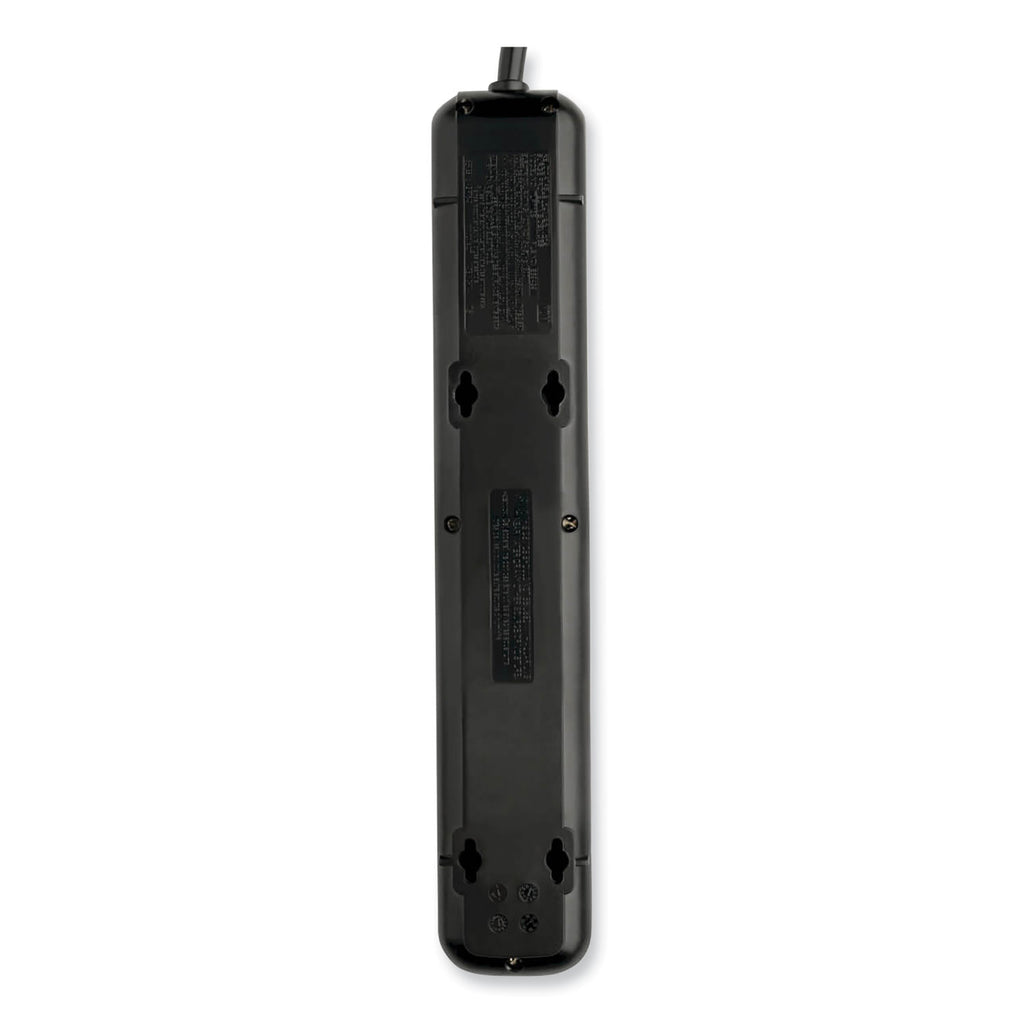 Protect It! Surge Protector, 7 AC Outlets, 12 ft Cord, 1,080 J, Black - 