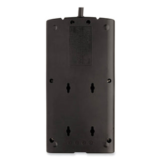 Protect It! Surge Protector, 8 AC Outlets, 10 ft Cord, 3,240 J, Black - 