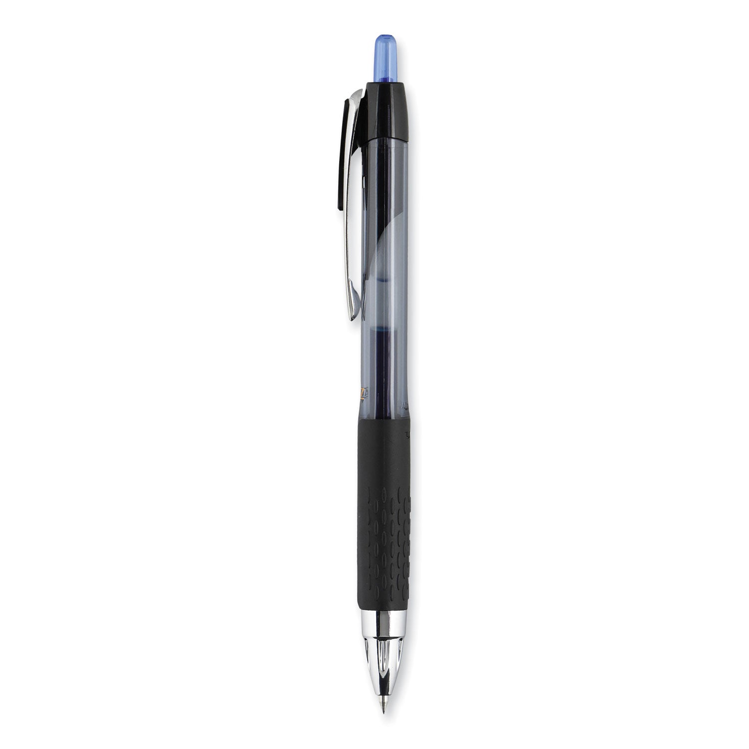 signo-207-gel-pen-retractable-medium-07-mm-blue-ink-smoke-black-blue-barrel-dozen_ubc33951 - 3