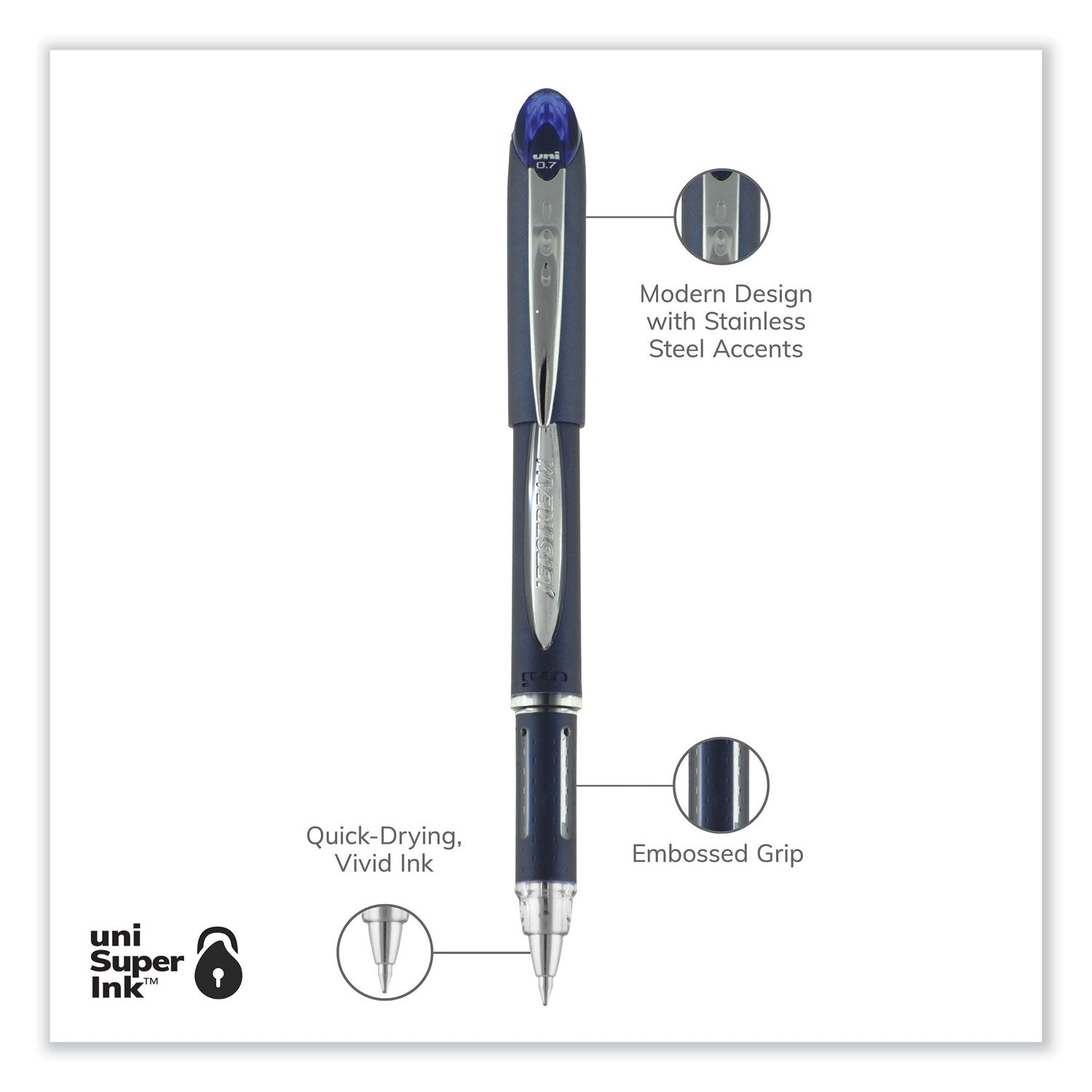 jetstream-hybrid-gel-pen-stick-fine-07-mm-blue-ink-blue-silver-barrel_ubc40174 - 3