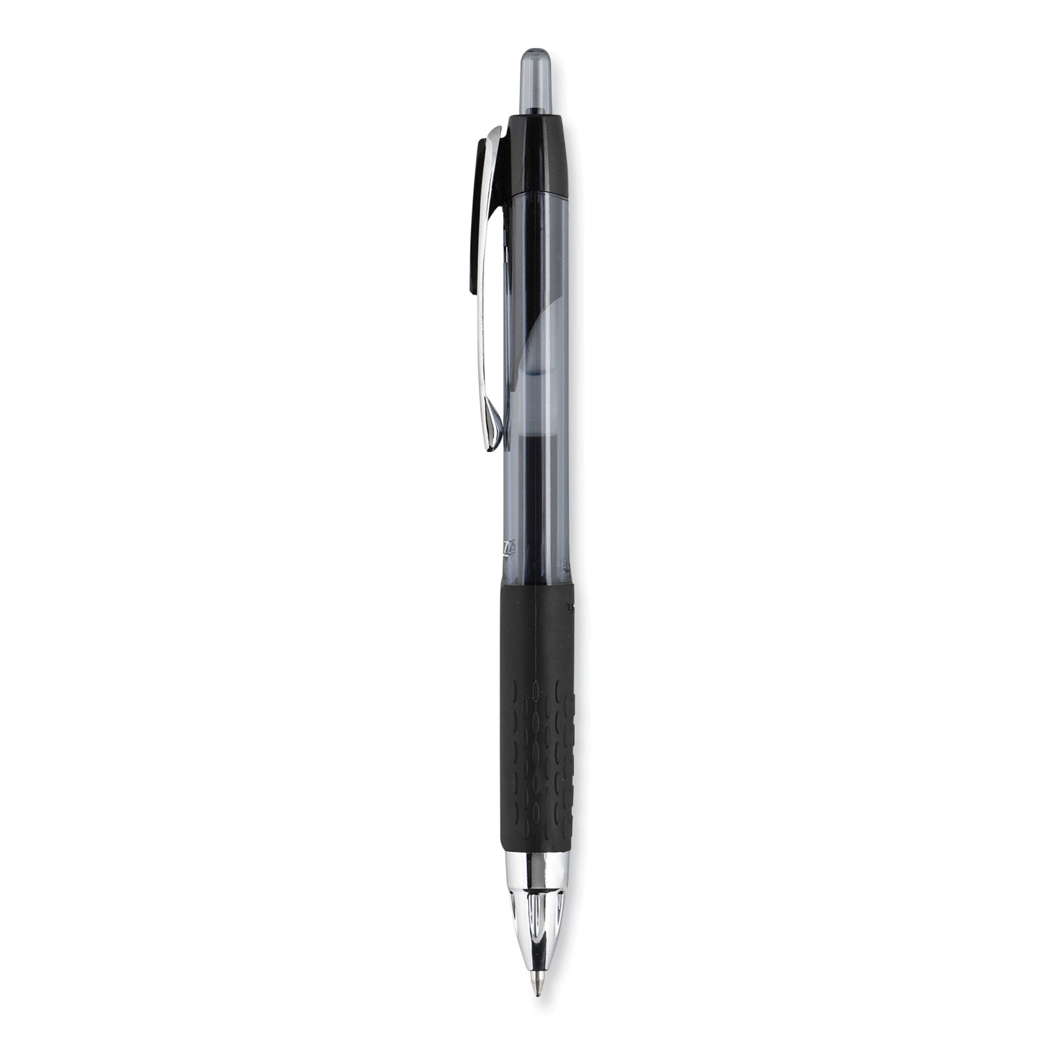 signo-207-gel-pen-retractable-fine-05-mm-black-ink-smoke-black-barrel-dozen_ubc61255 - 4