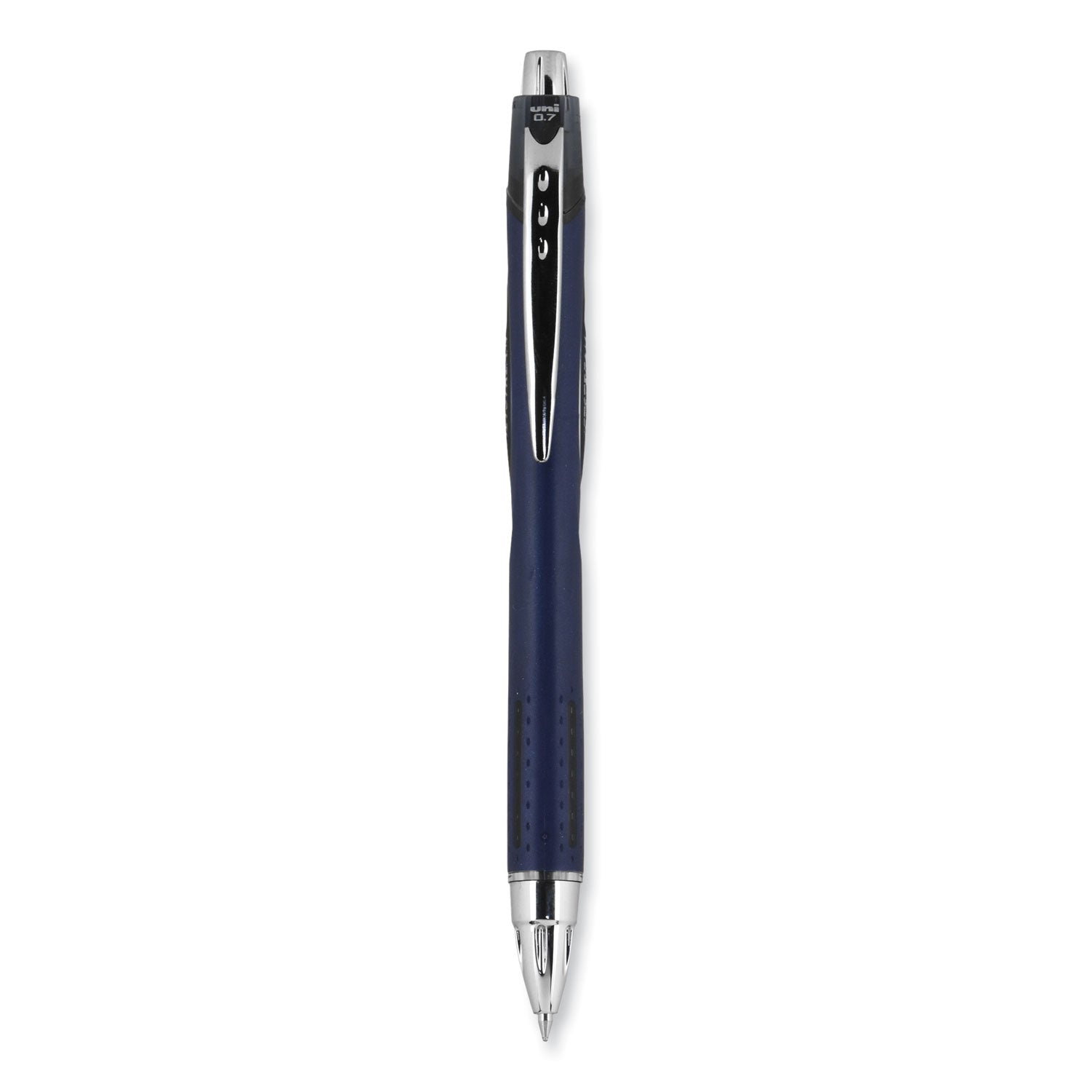 jetstream-retractable-hybrid-gel-pen-fine-07-mm-black-ink-blue-silver-barrel_ubc62152 - 2