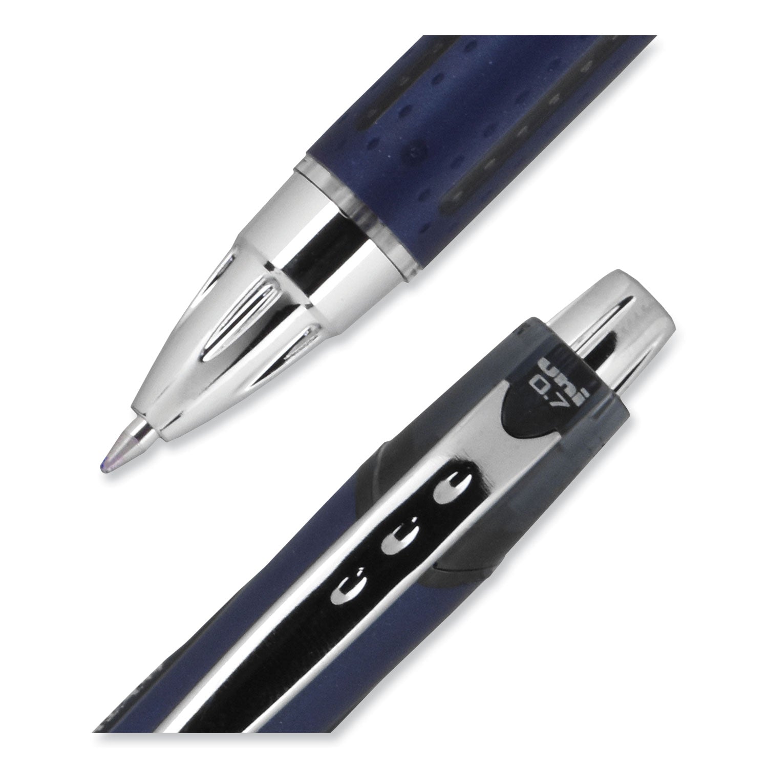 jetstream-retractable-hybrid-gel-pen-fine-07-mm-black-ink-blue-silver-barrel_ubc62152 - 5