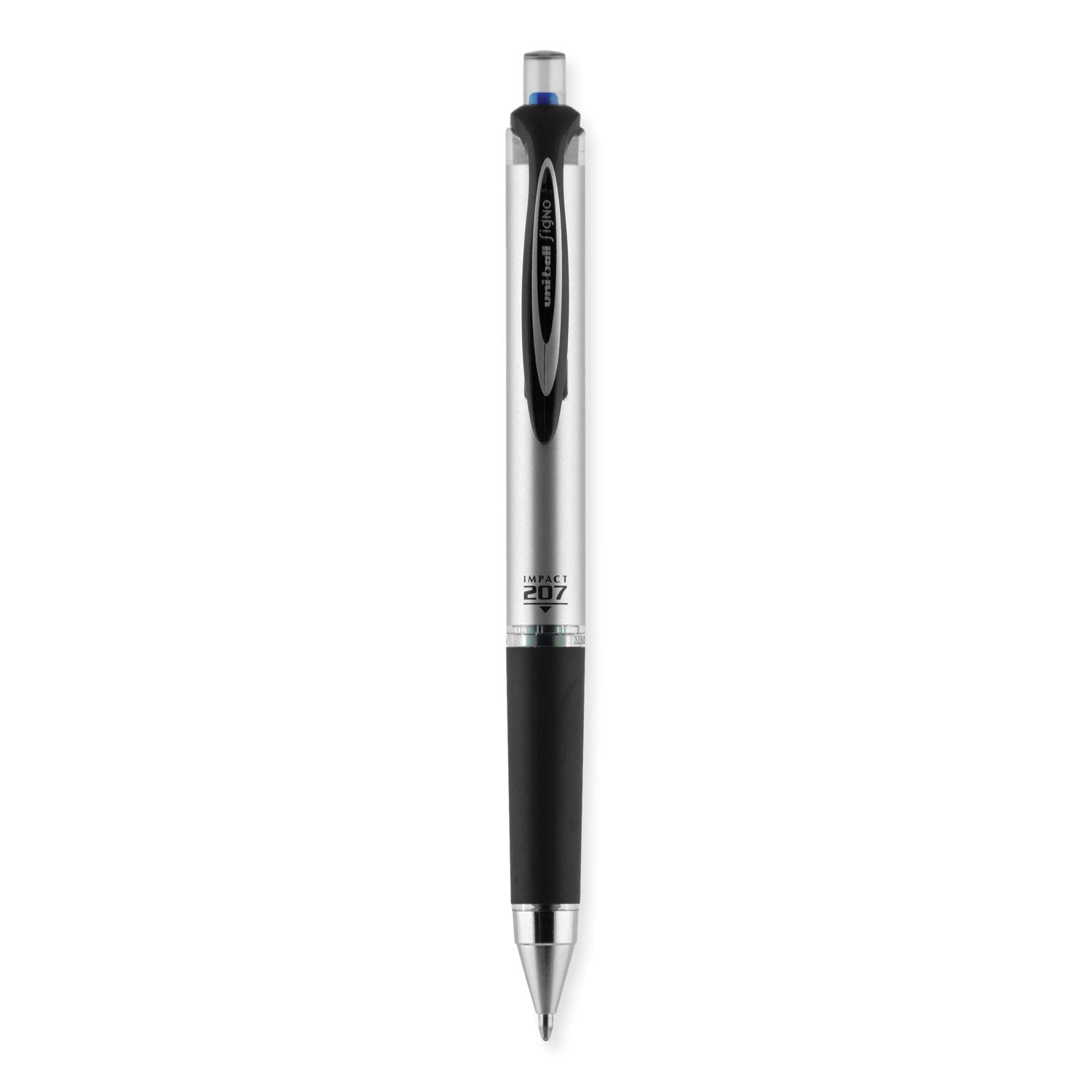 207-impact-gel-pen-retractable-bold-1-mm-blue-ink-black-blue-barrel_ubc65871 - 2