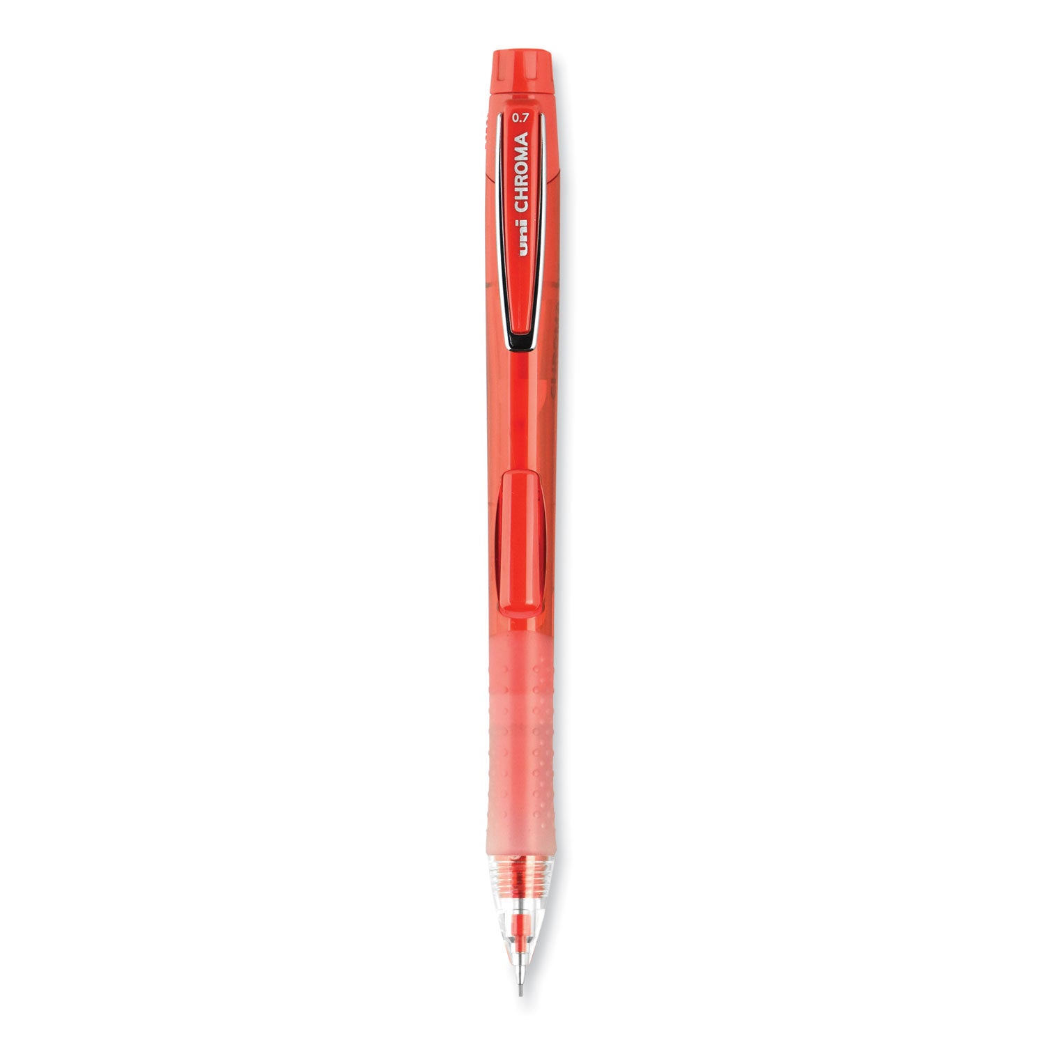 chroma-mechanical-pencil-07-mm-hb-#2-black-lead-red-barrel-dozen_ubc70135 - 2