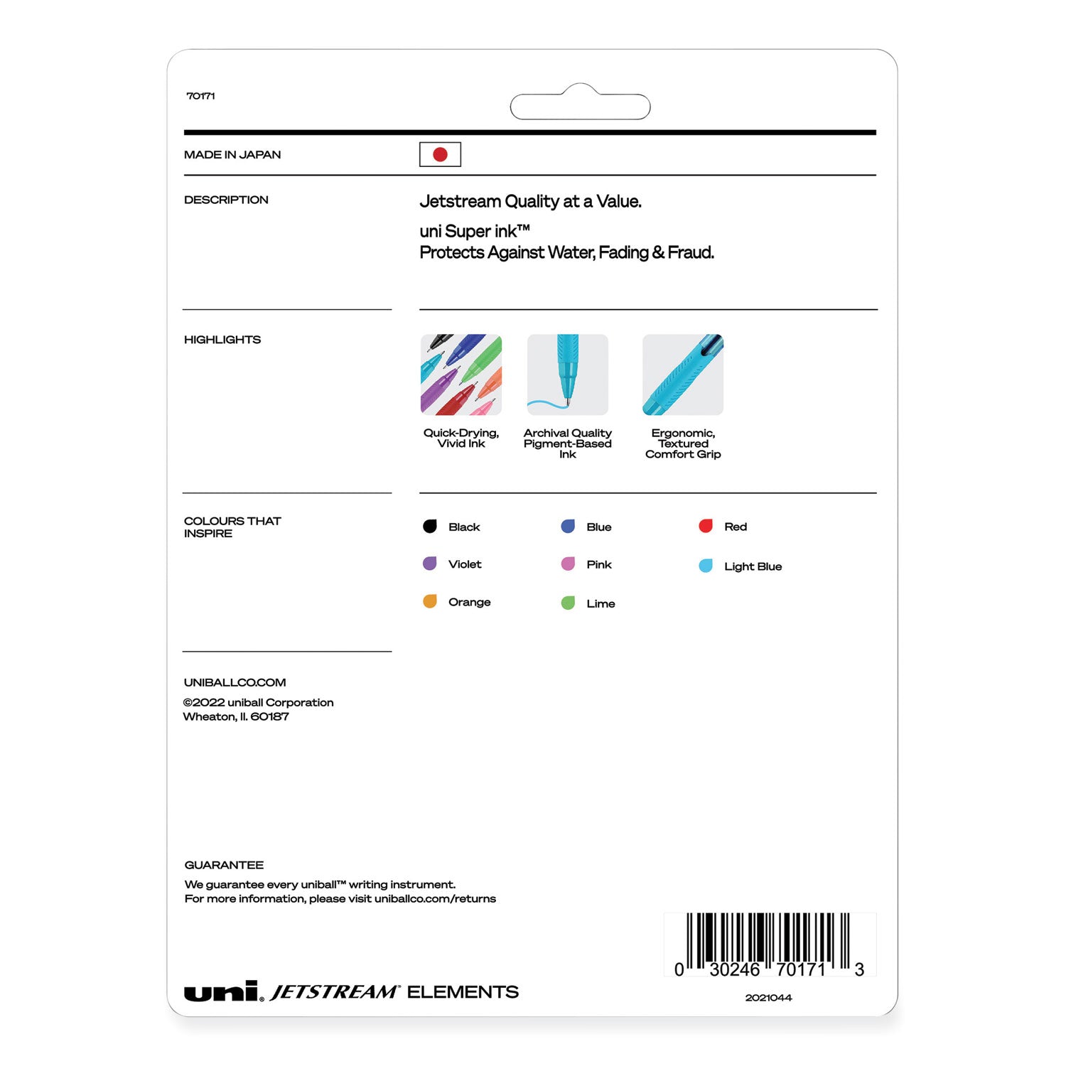 jetstream-elements-hybrid-gel-pen-retractable-medium-1-mm-assorted-ink-and-barrel-colors-12-pack_ubc70171 - 2