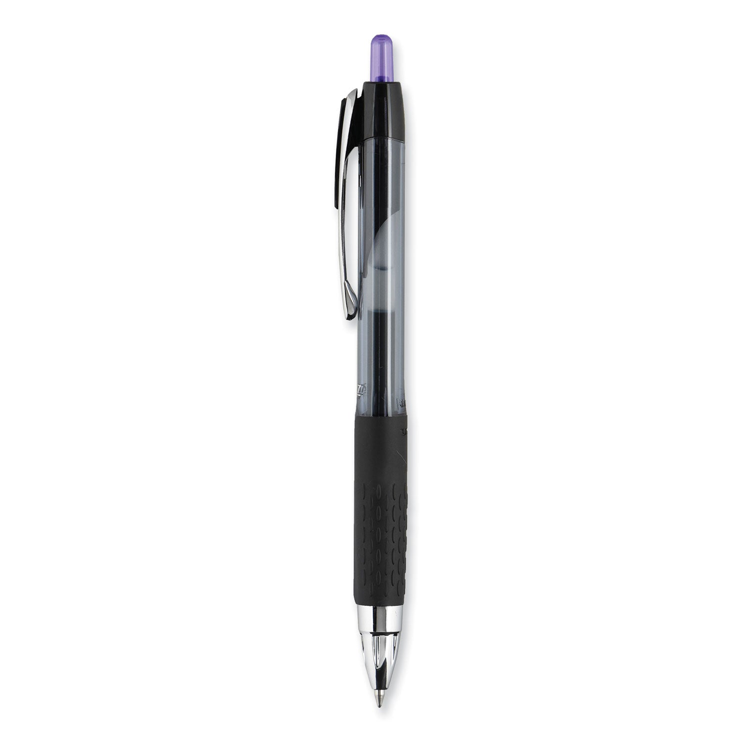 signo-207-gel-pen-retractable-medium-07-mm-violet-ink-smoke-black-violet-barrel-dozen_ubc70221 - 3