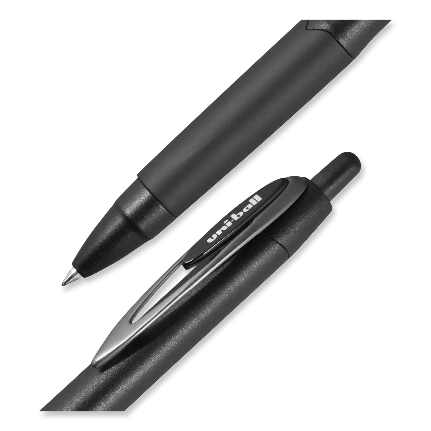 207 Plus+ Gel Pen, Retractable, Medium 0.7 mm, Black Ink, Black Barrel, 36/Pack - 5