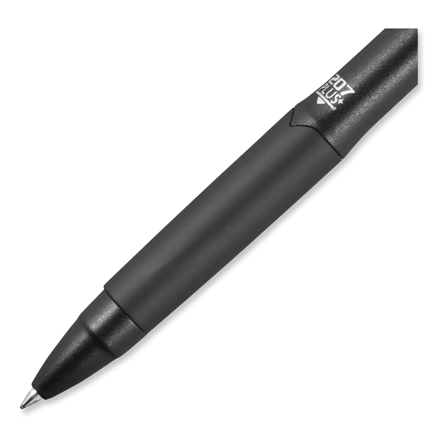 207 Plus+ Gel Pen, Retractable, Medium 0.7 mm, Black Ink, Black Barrel, 36/Pack - 7