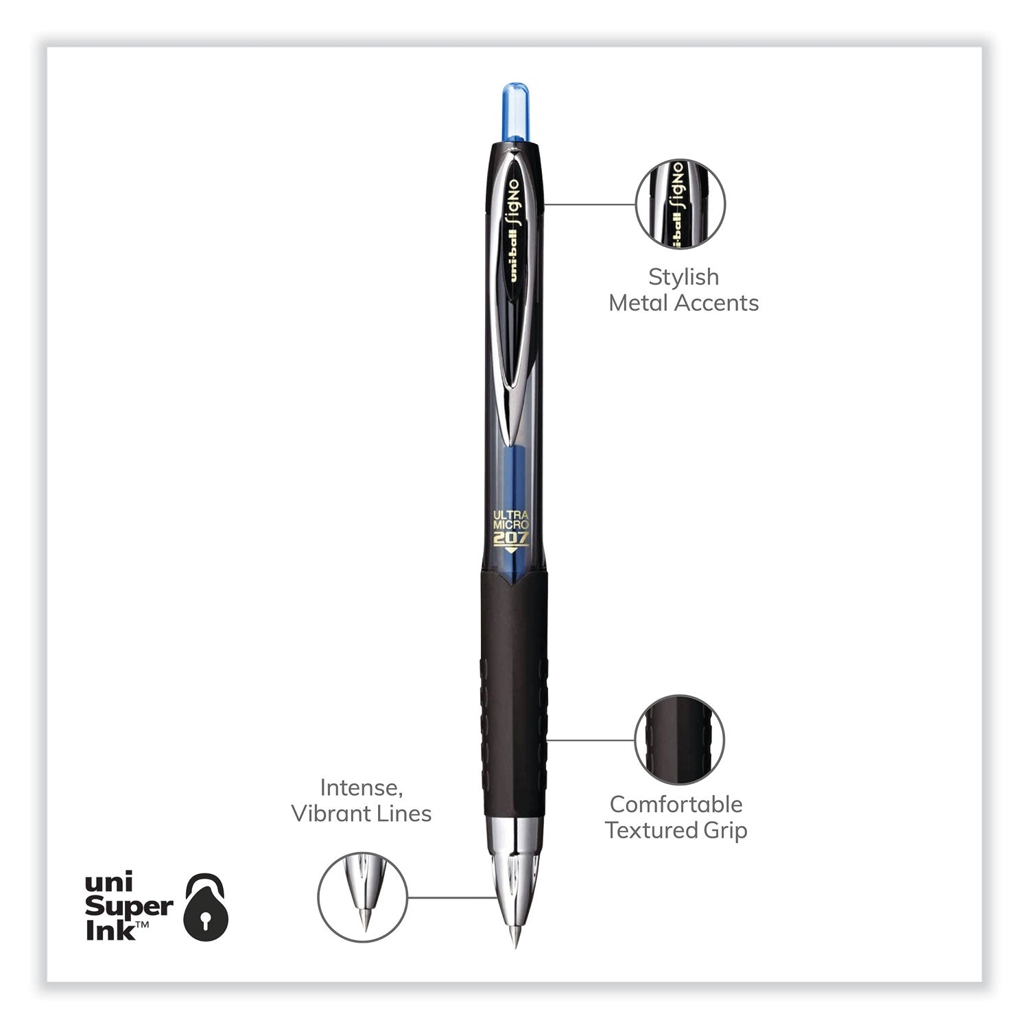 207-signo-gel-ultra-micro-gel-pen-retractable-extra-fine-038-mm-blue-ink-clear-black-barrel_ubc1790923 - 4