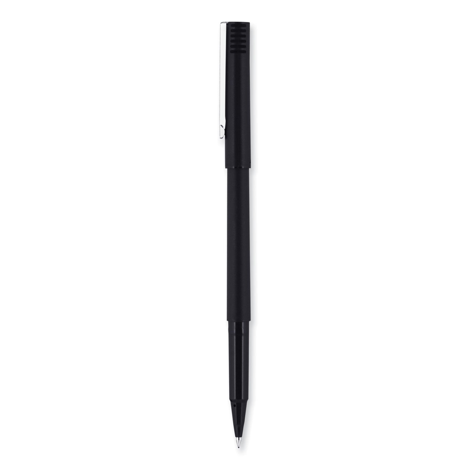 roller-ball-pen-stick-extra-fine-05-mm-black-ink-black-barrel-36-pack_ubc1921065 - 3