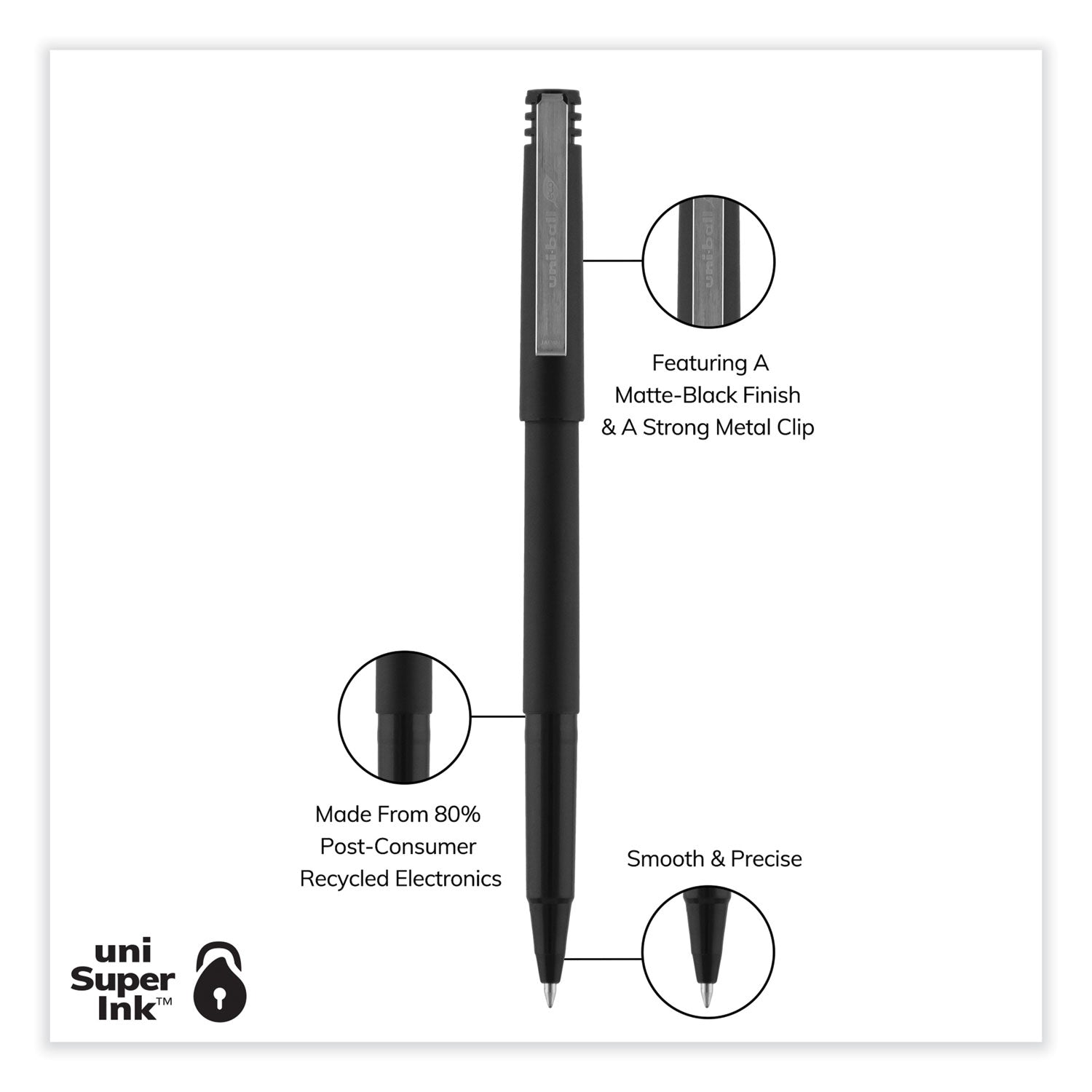 roller-ball-pen-stick-extra-fine-05-mm-black-ink-black-barrel-36-pack_ubc1921065 - 4