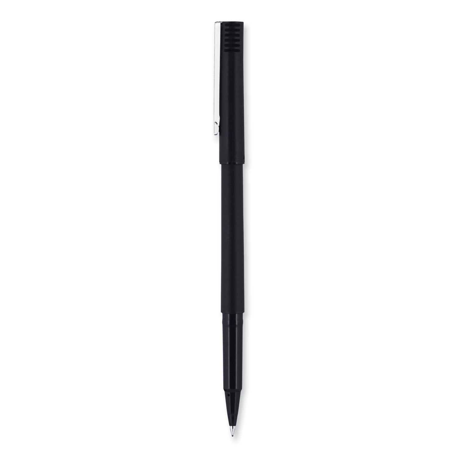 roller-ball-pen-stick-extra-fine-05-mm-black-ink-black-barrel-72-pack_ubc2013565 - 3