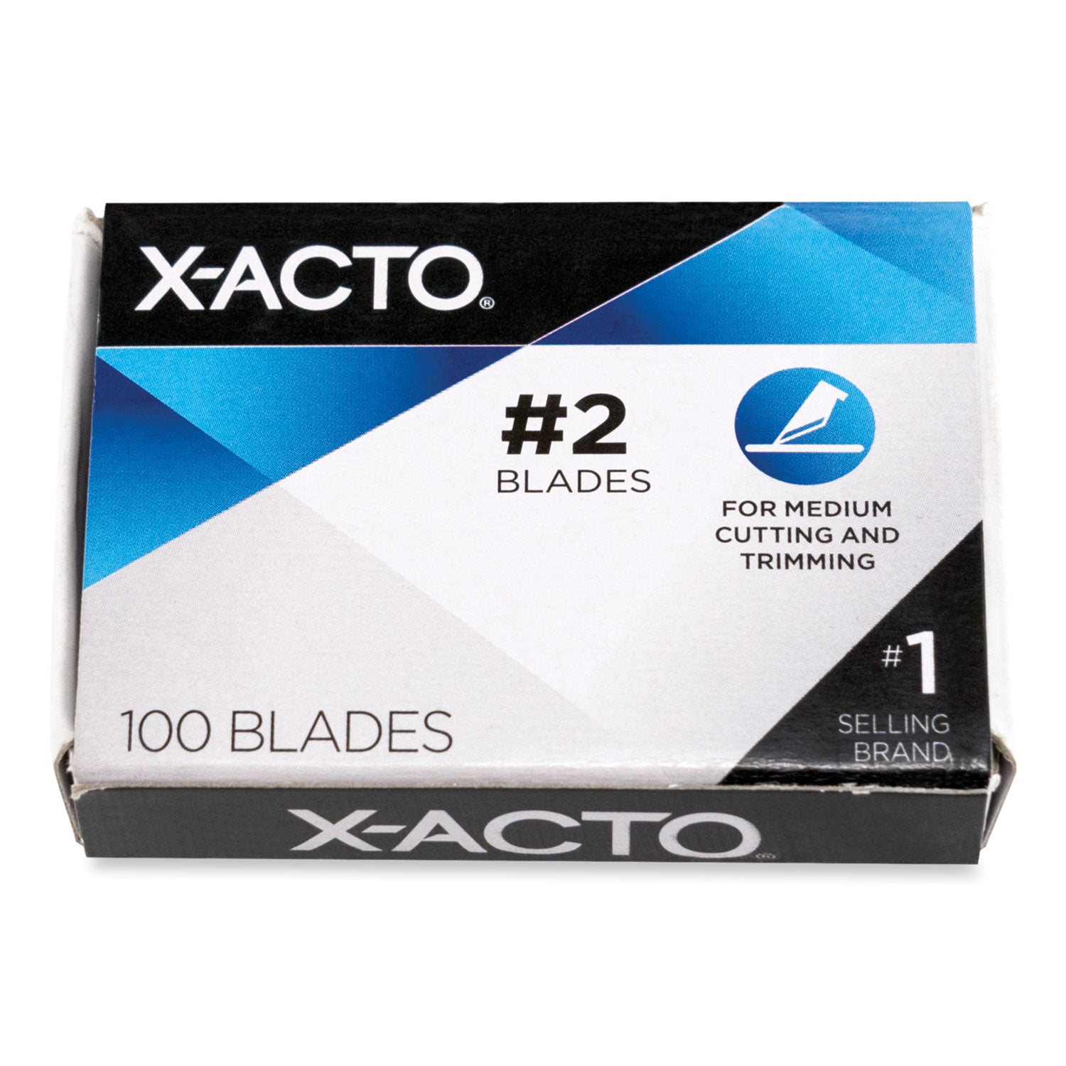 No. 2 Bulk Pack Blades for X-Acto Knives, 100/Box - 