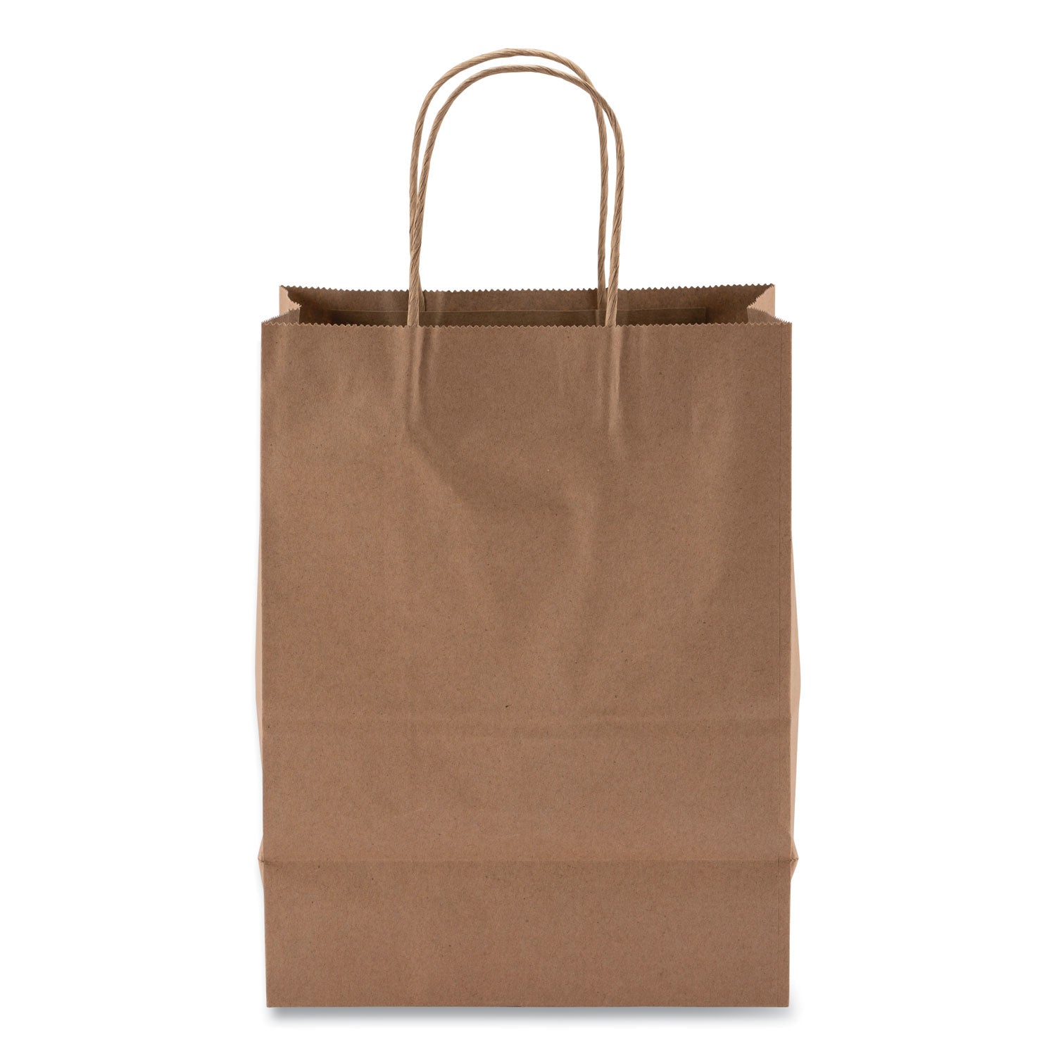 Kraft Paper Bags, 8" x 5" x 11", Kraft, 250/Carton