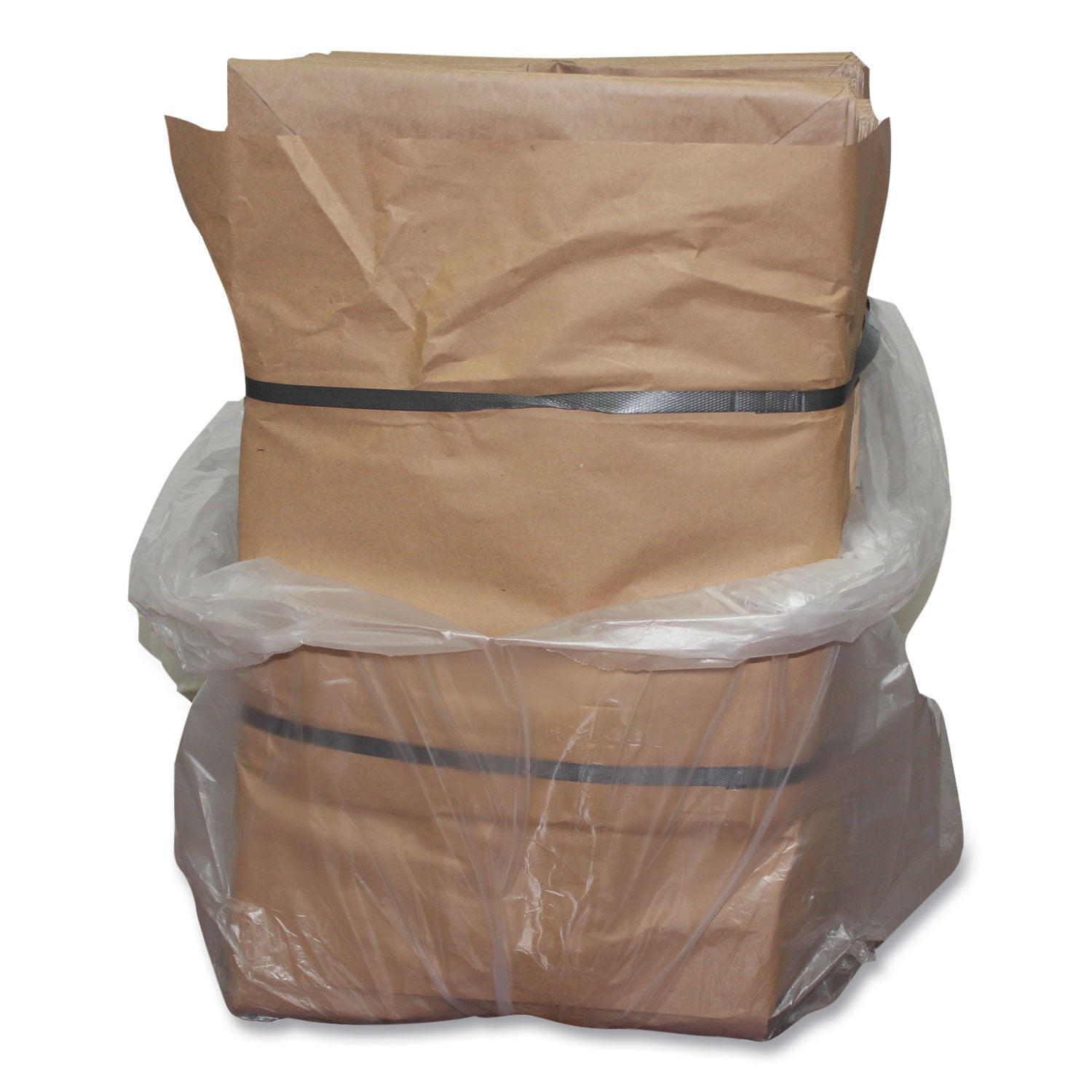 Kraft Paper Bags, 13" x 7" x 17", Kraft, 250/Carton - 4