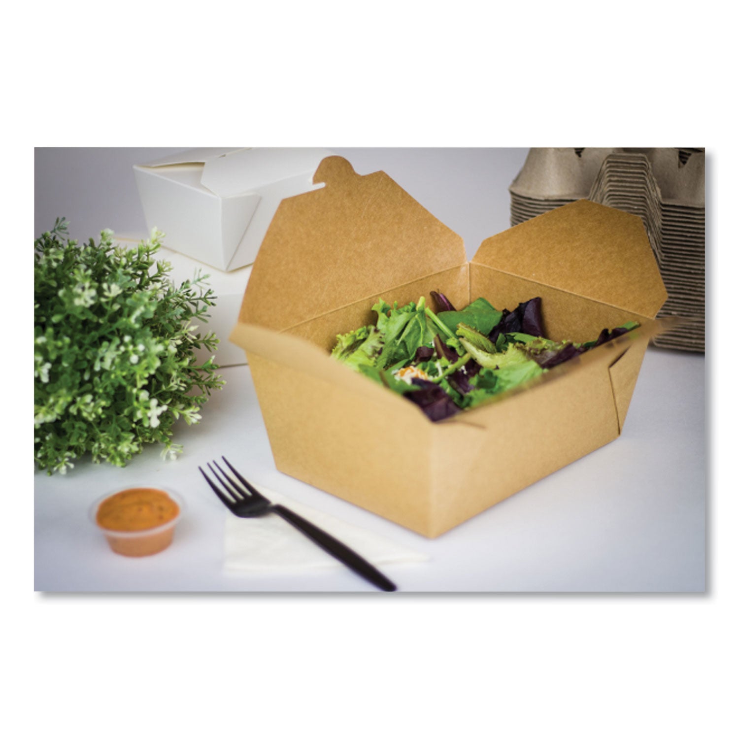 reclosable-kraft-take-out-box-110-oz-paper-160-carton_genpaperbox4 - 2