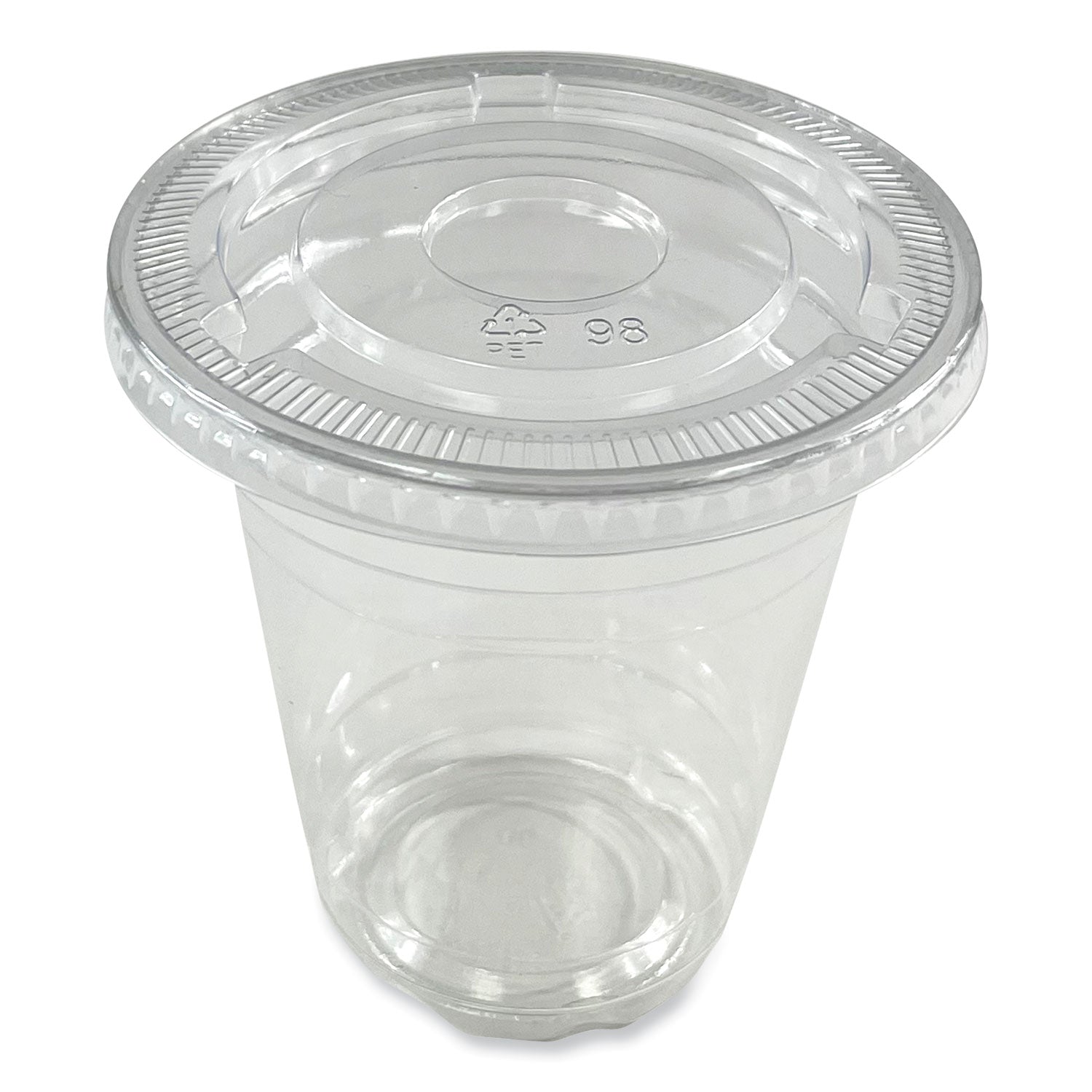 Clear Plastic Cold Cups, Squat, 12 oz, PET, 1,000/Carton - 4