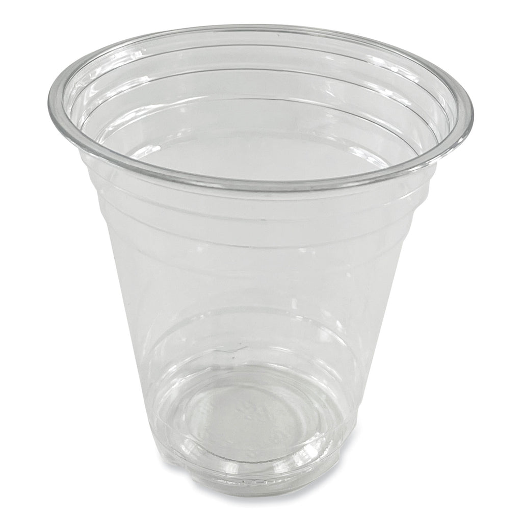 Clear Plastic Cold Cups, Squat, 12 oz, PET, 1,000/Carton - 1