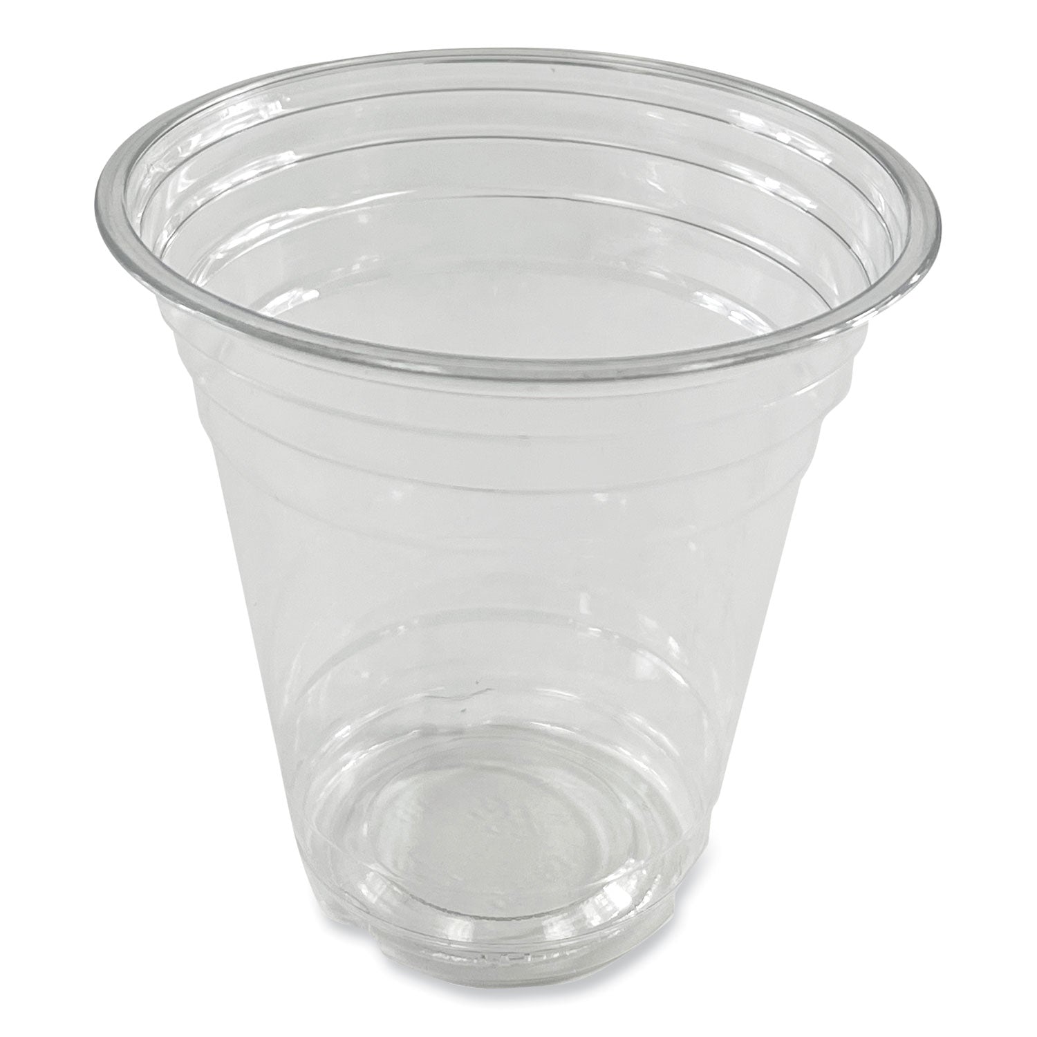 Clear Plastic Cold Cups, Squat, 12 oz, PET, 1,000/Carton - 1