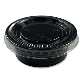 Souffle/Portion Cups, 1.5 oz, Polypropylene, Black, 2,500/Carton - 3