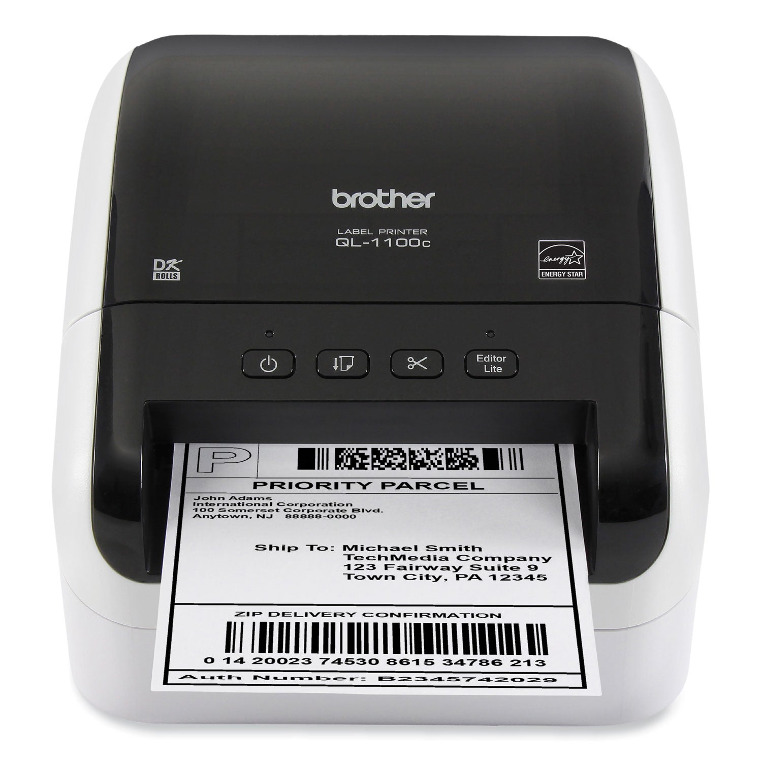 QL-1100C Wide Format Professional Label Printer, 69 Labels/min Print Speed, 5.9 x 8.7 x 6.7