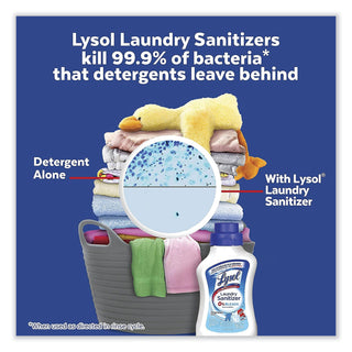 Laundry Sanitizer, Liquid, Crisp Linen, 90 oz, 4/Carton